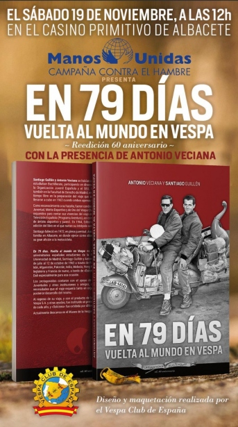 Libro «En 79 días vuelta mundo en Vespa»